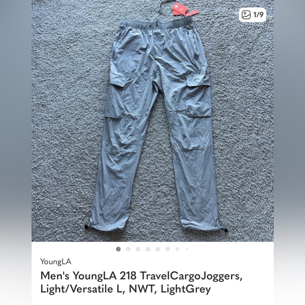 YoungLA Men's travel joggers